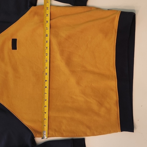 Vans Crewneck Sweatshirt Yellow Navy Blue Extra Large 18 20 - Picture 6 of 6